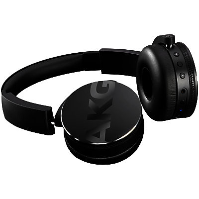 AKG Y50BT Bluetooth On-Ear Headphones With Mic/Remote Black